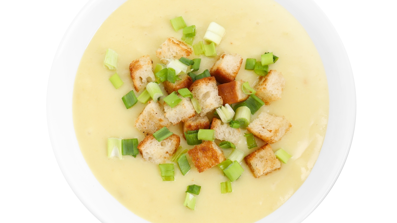 Classic White Onion and Potato Soup