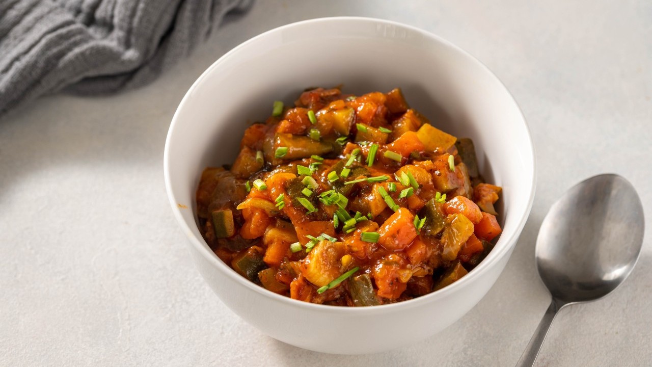 Butterbean & Roasted Vegetable Ragout