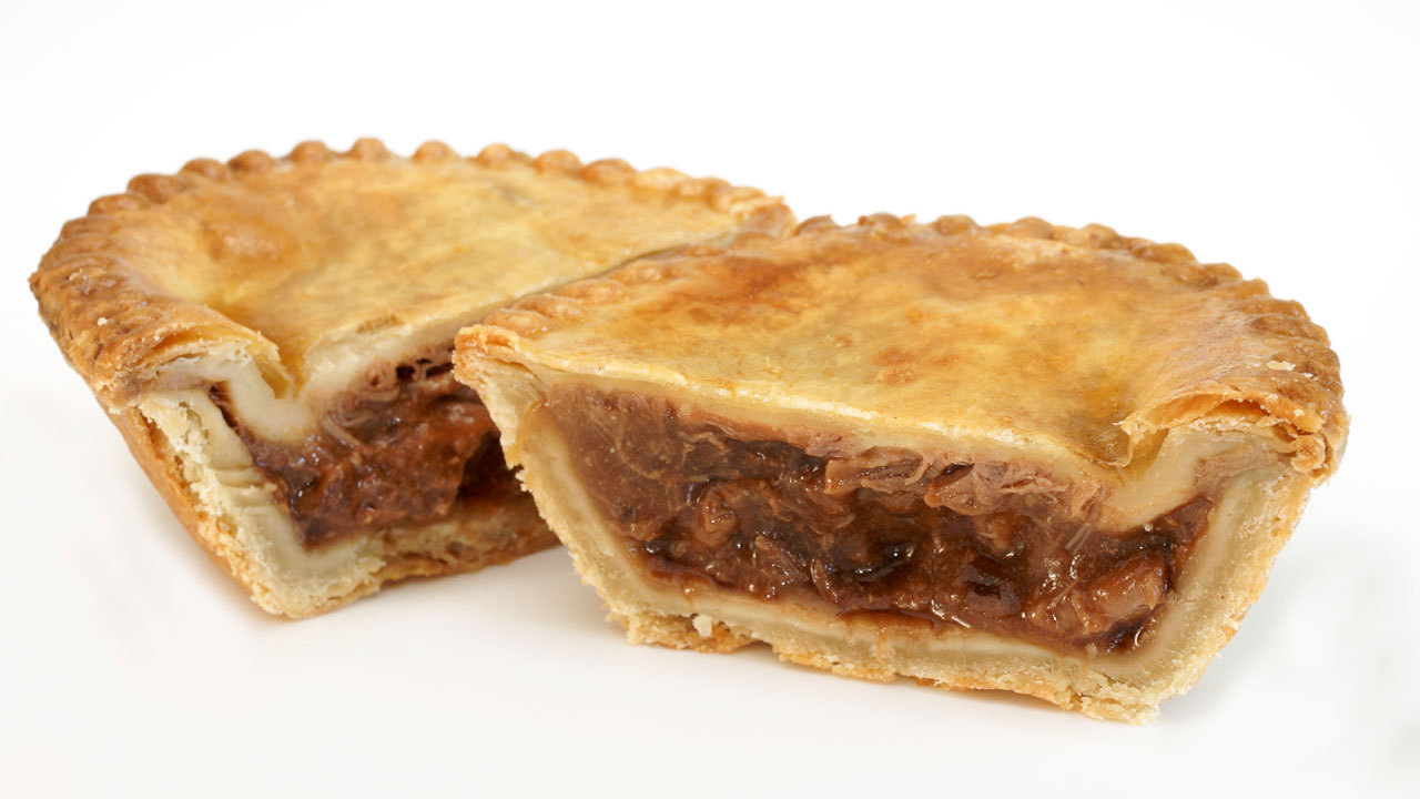 Joe's braised beef cheek and vegetable pie