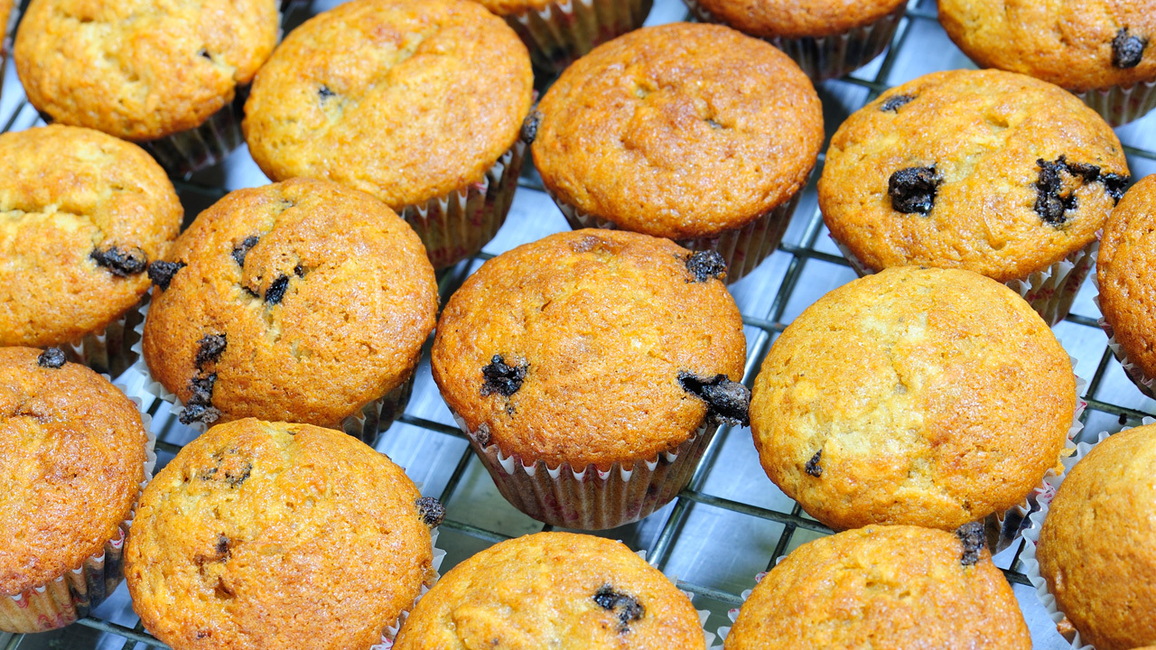 Egg Free Banana & Nutella Muffins