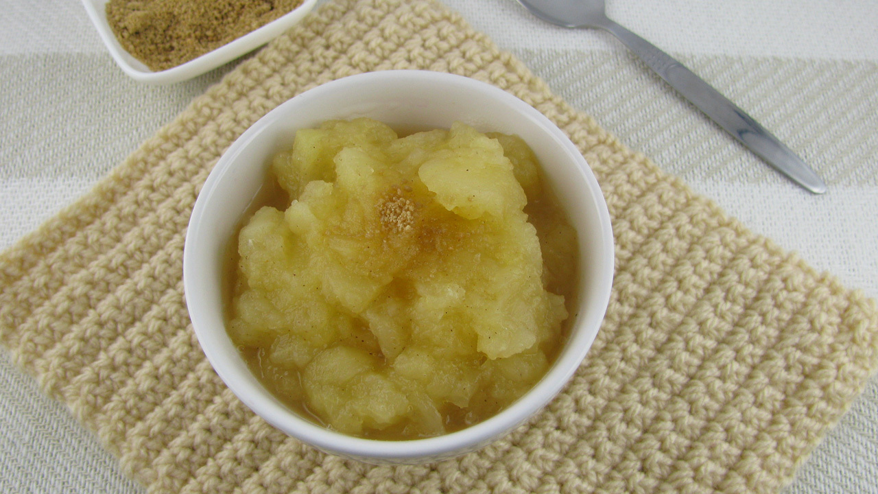 Stewed Apple and Custard