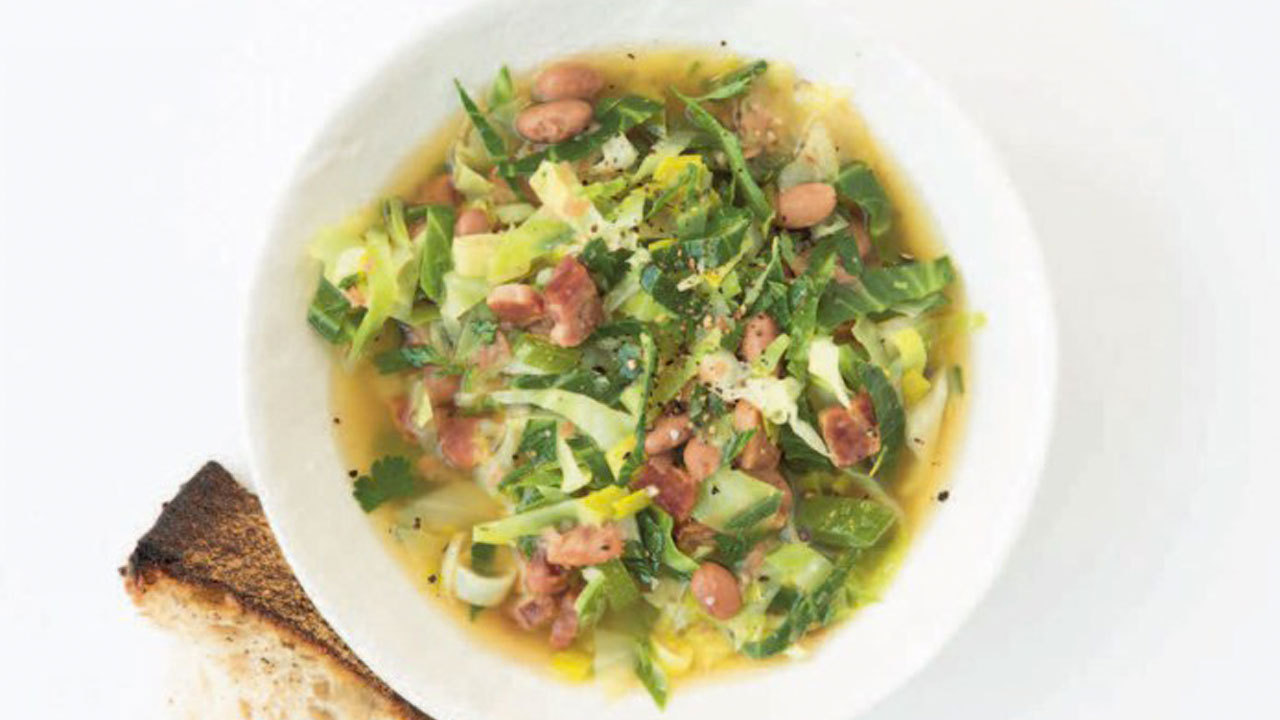Cream of York Cabbage with Bacon