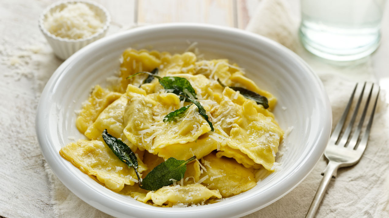 Quail Egg and Ricotta Ravioli