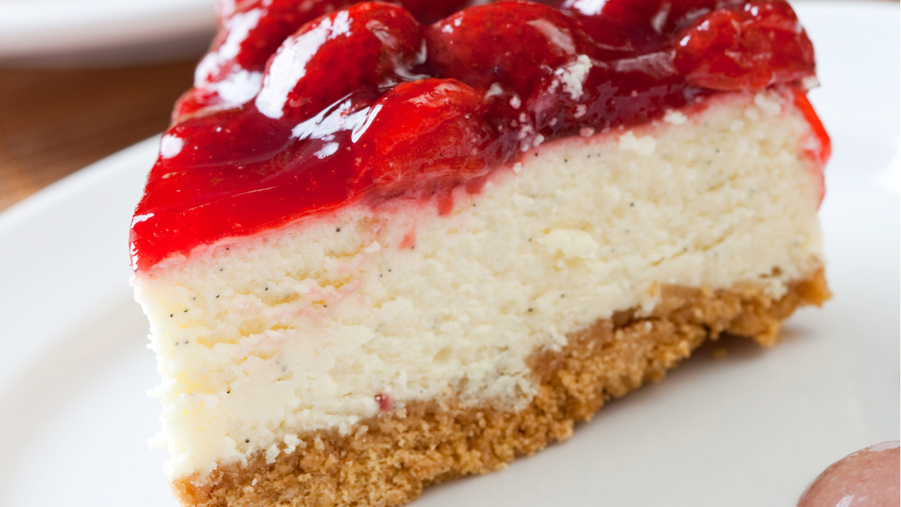 No Bake Strawberry Cheesecake