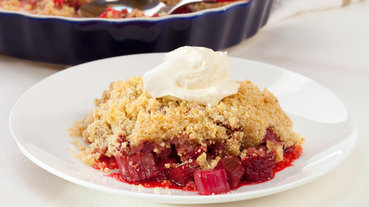 Rhubarb Crumble