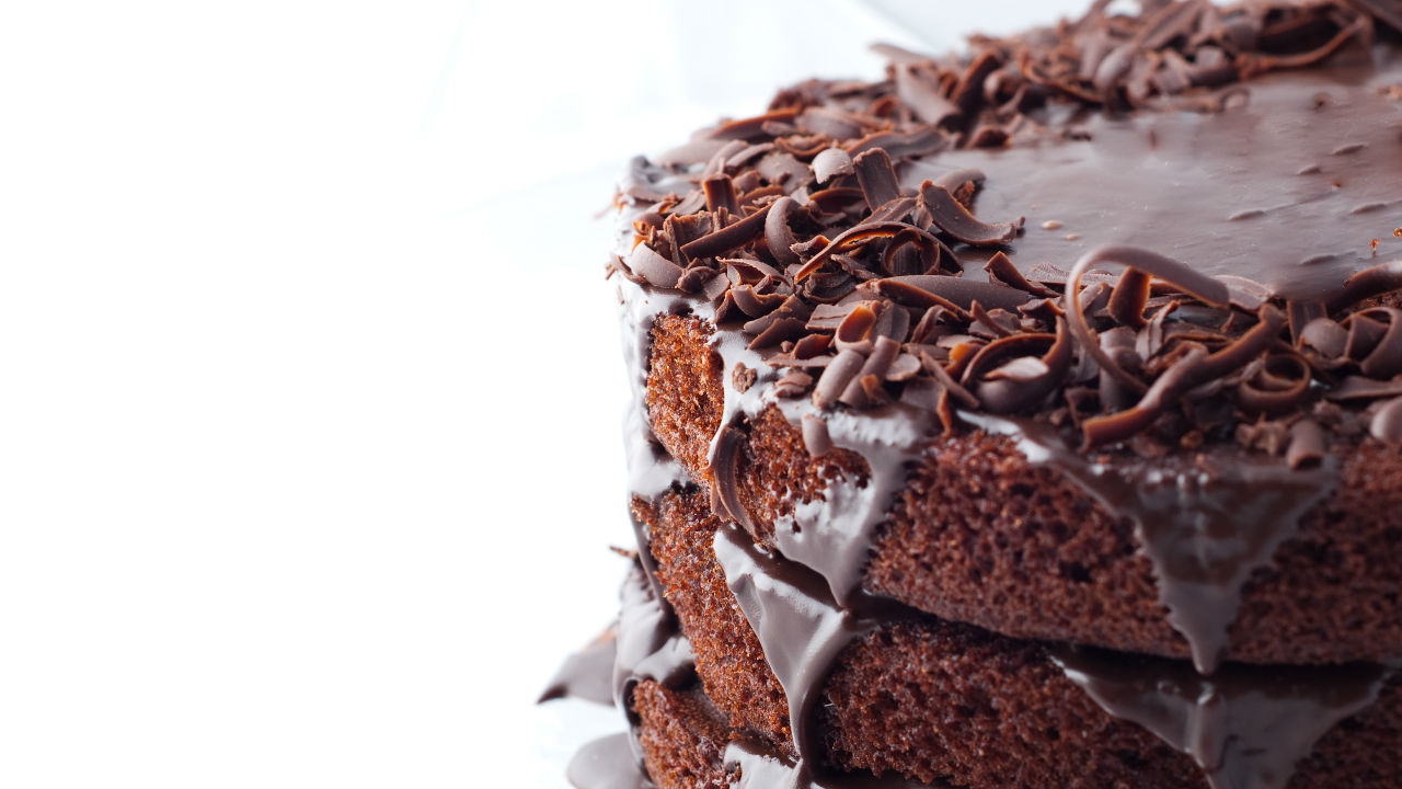 Gluten free chocolate, buckwheat and cardamom cake