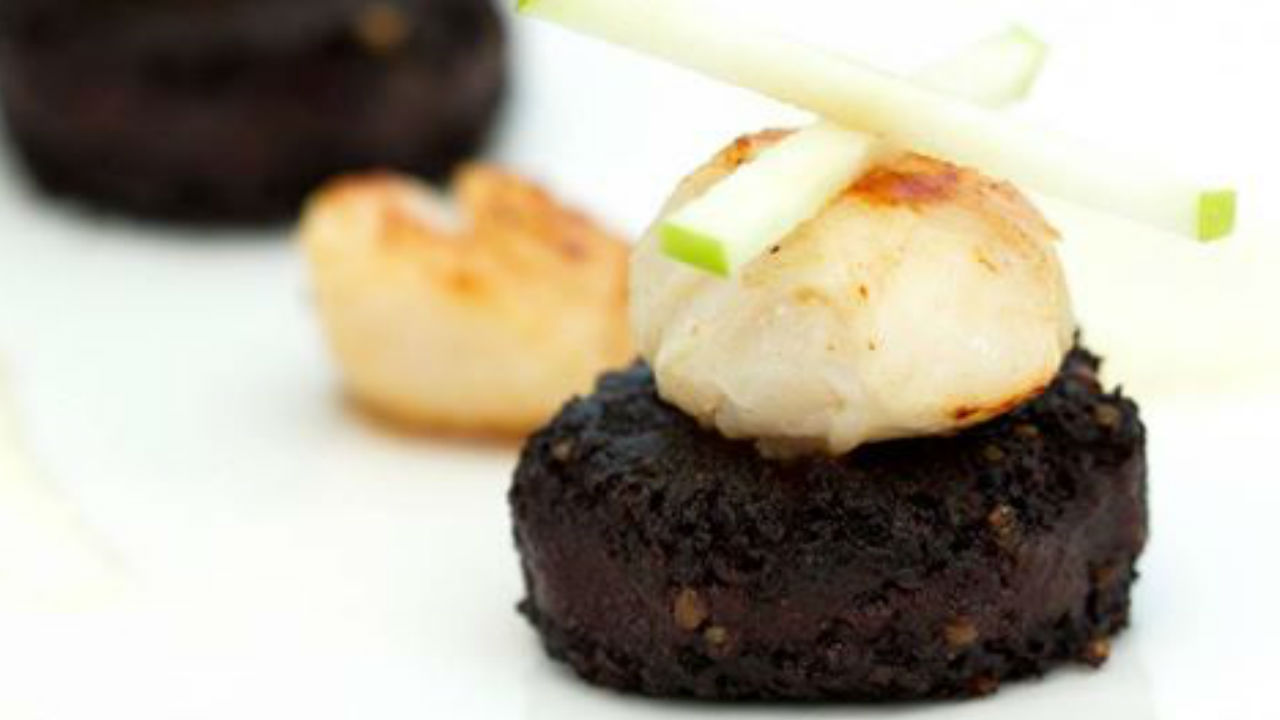 Scallops, Black Pudding & Apple