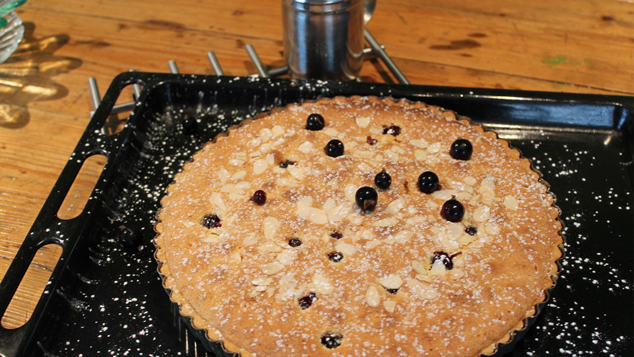 Blackcurrant Bakewell Tart