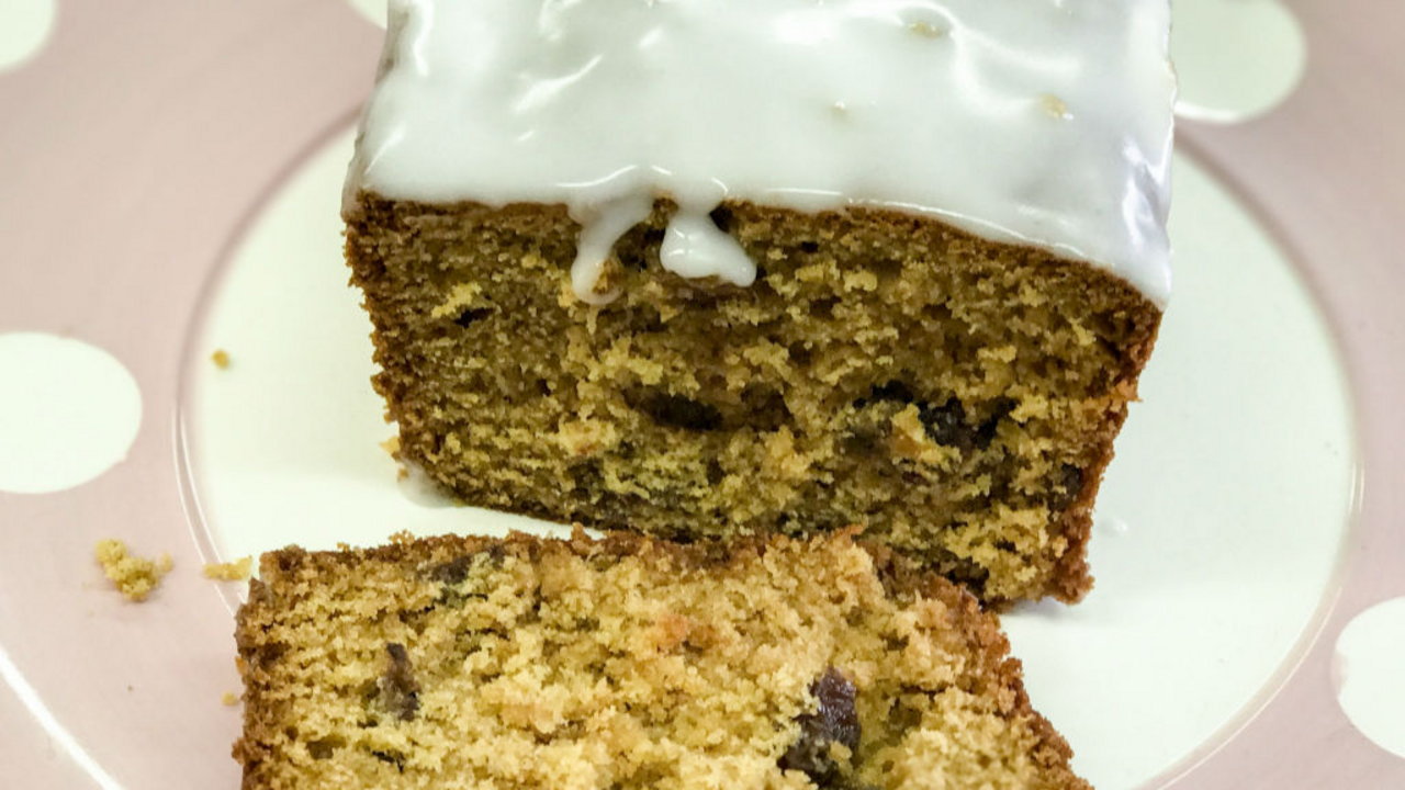 Honey sultana loaf cake