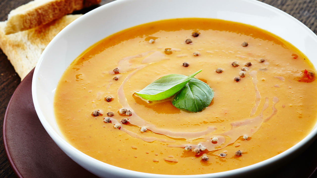 Butternut Squash Soup with Chili