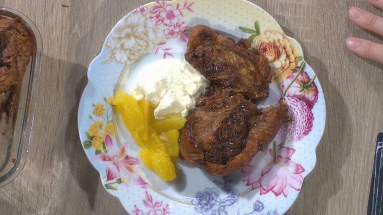 Chocolate & Orange Bread & Butter Pudding.