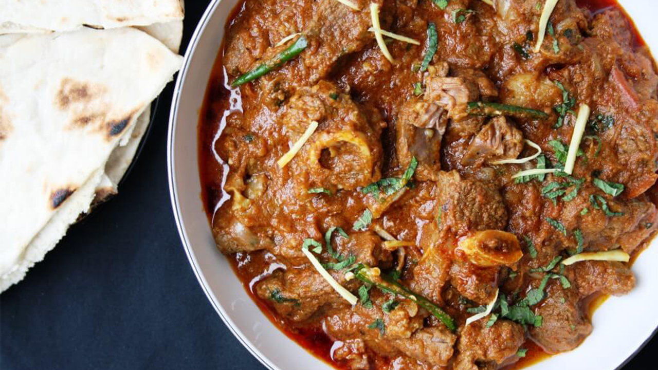 Slow braised lamb neck curry marsala