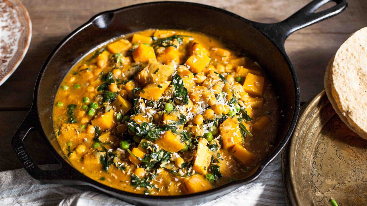 Butternut Squash & Lentil Curry