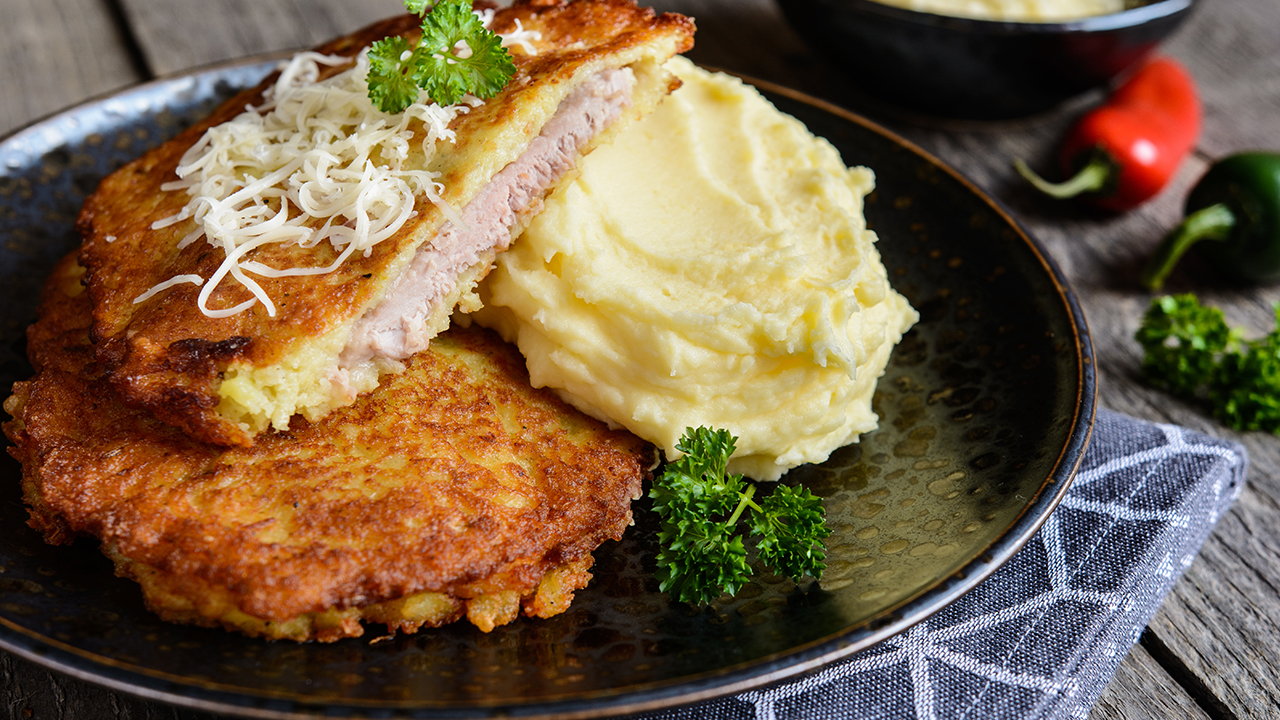 Parmesan Crusted Escalope of Pork