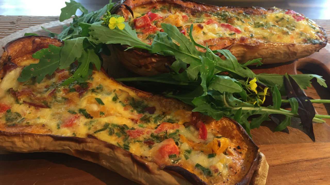 Roasted Squash Quiche