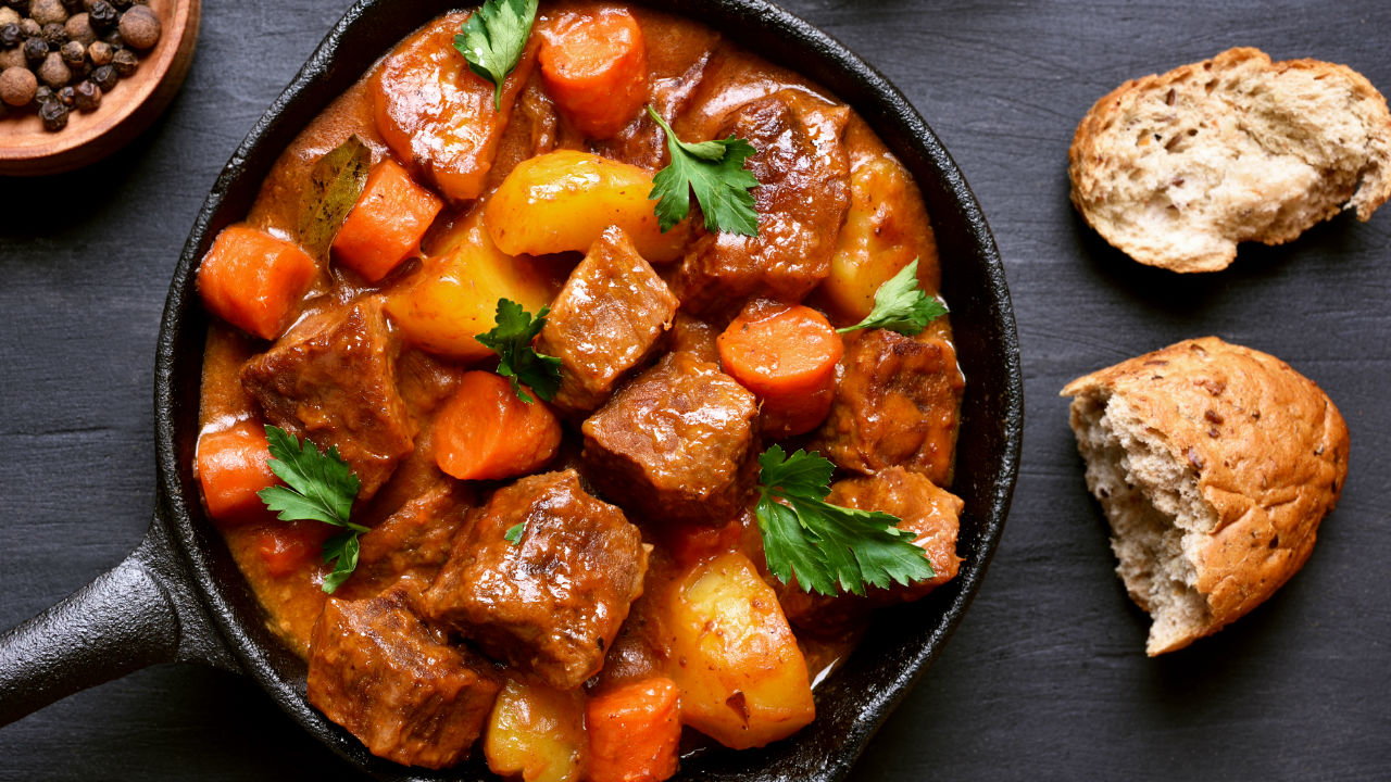 Beef, Kale & Butternut Squash Stew