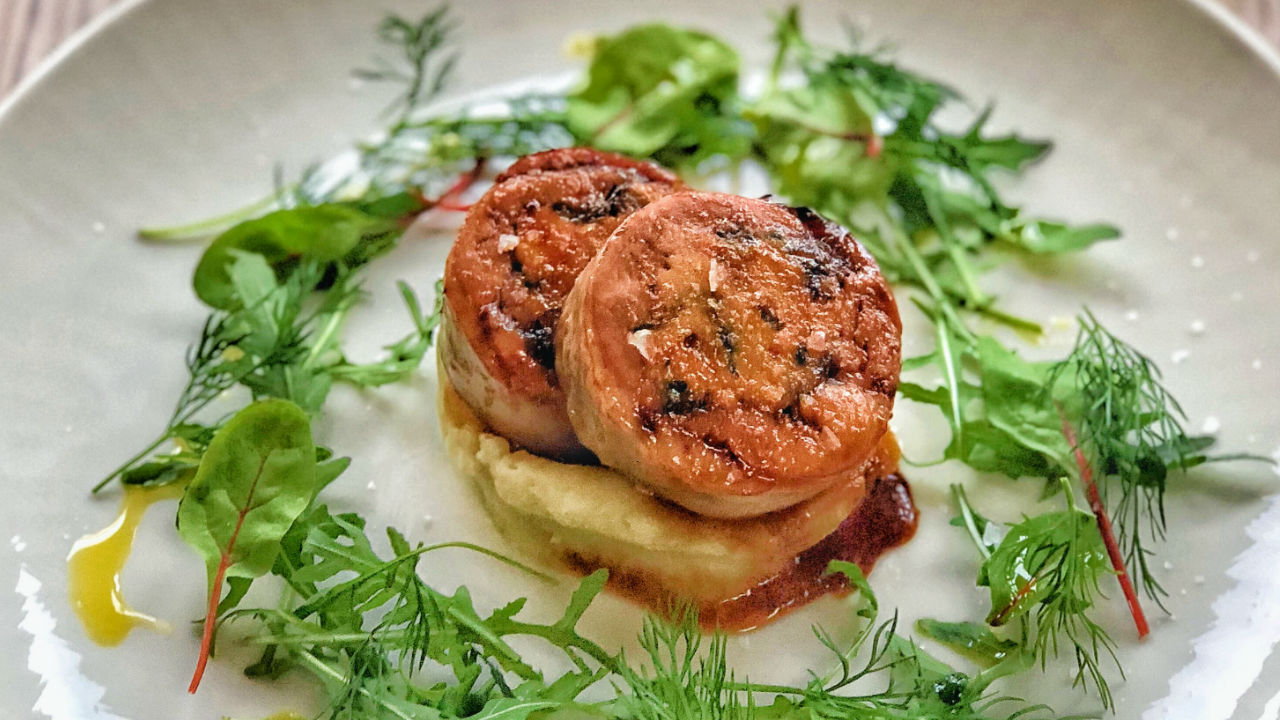 Glazed Turkey Leg Ballotine