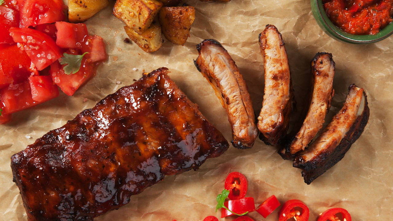 Cooking bacon ribs discount