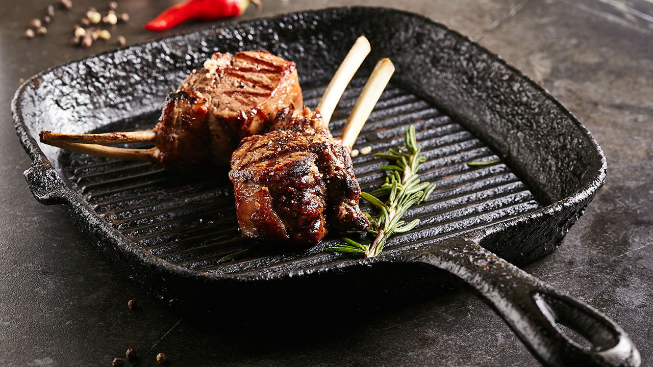 Spring Wicklow lamb rack cutlets