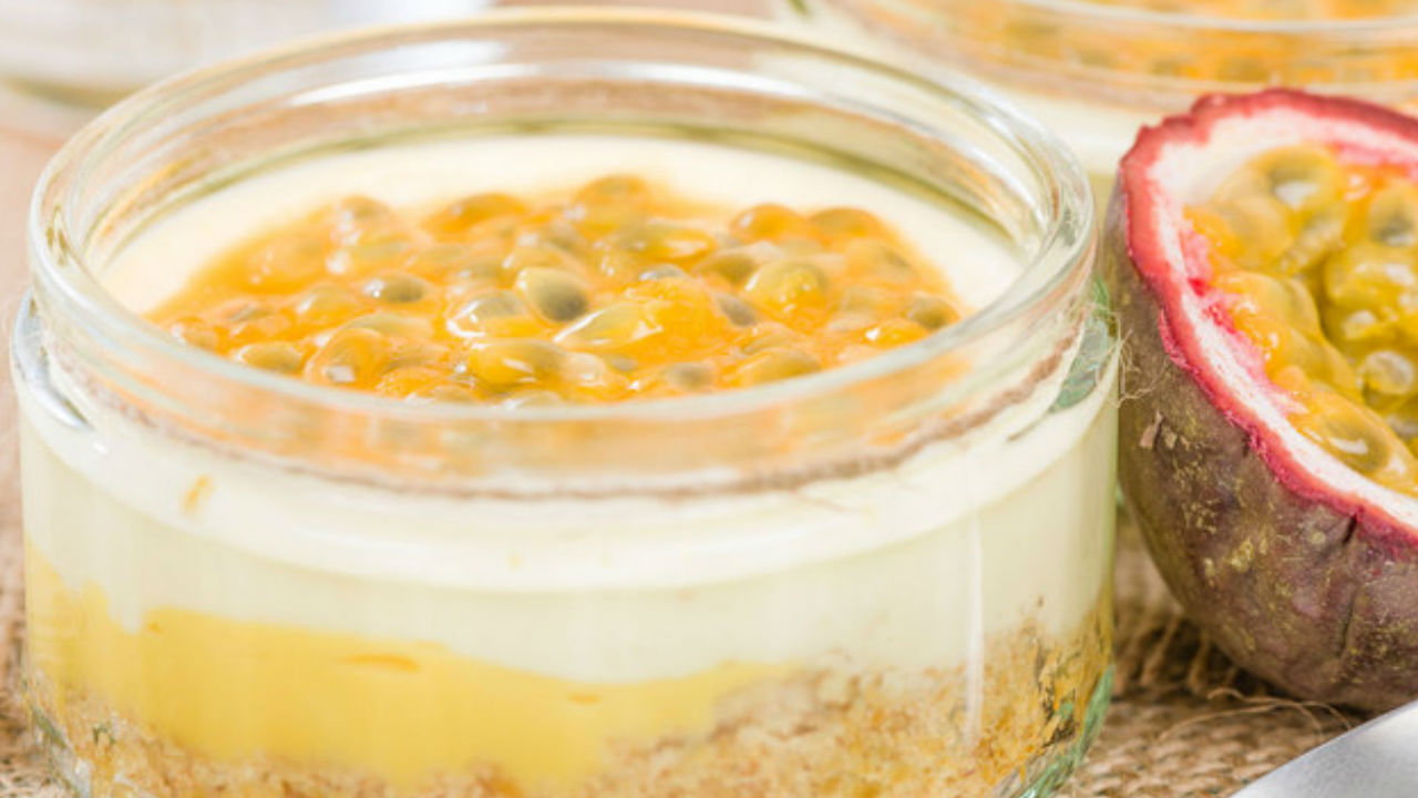 Lemon, Ginger & Passion Fruit Cheese Cake