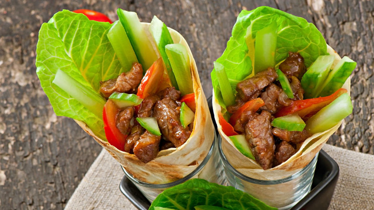 Korean Grilled Beef Lettuce Wraps