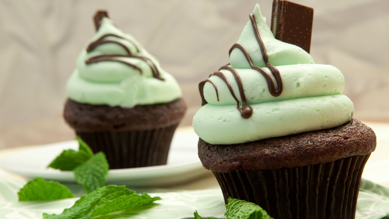 Mint Chocolate Cupcakes