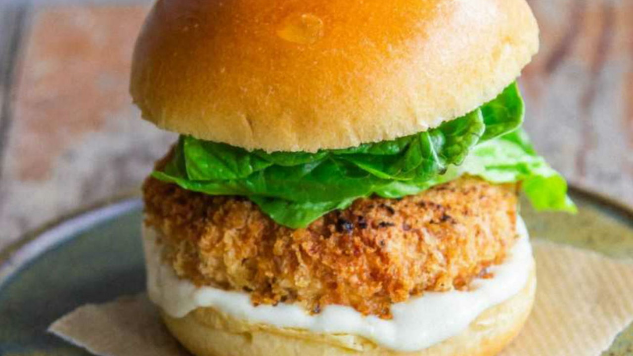 Crispy Breaded Chicken Burgers