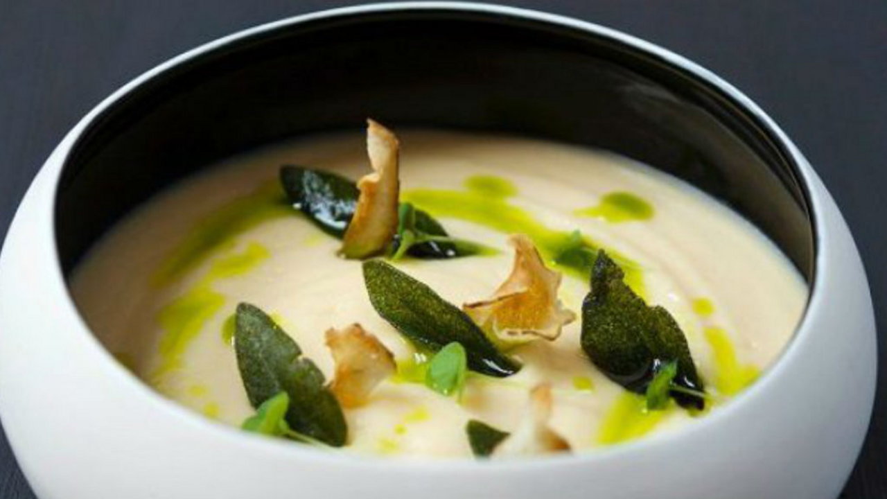 Jerusalem Artichoke and Potato Soup