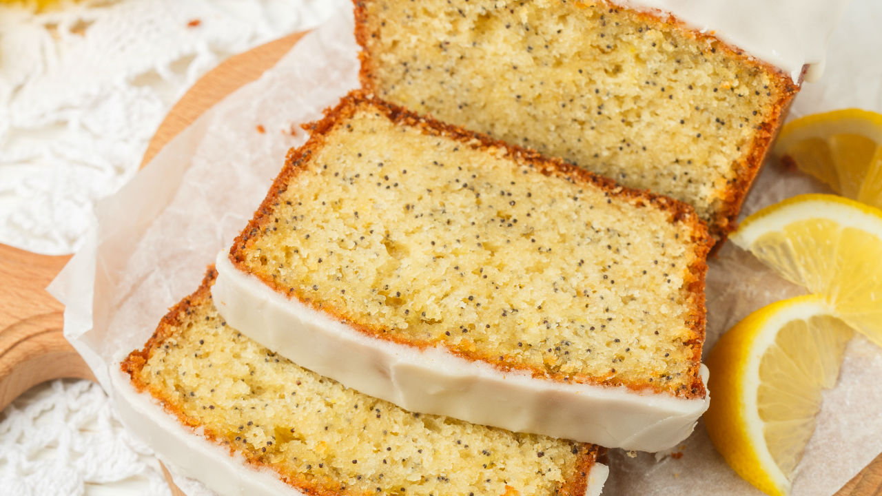 Lemon, Lime & Poppy Seed Drizzle Cake