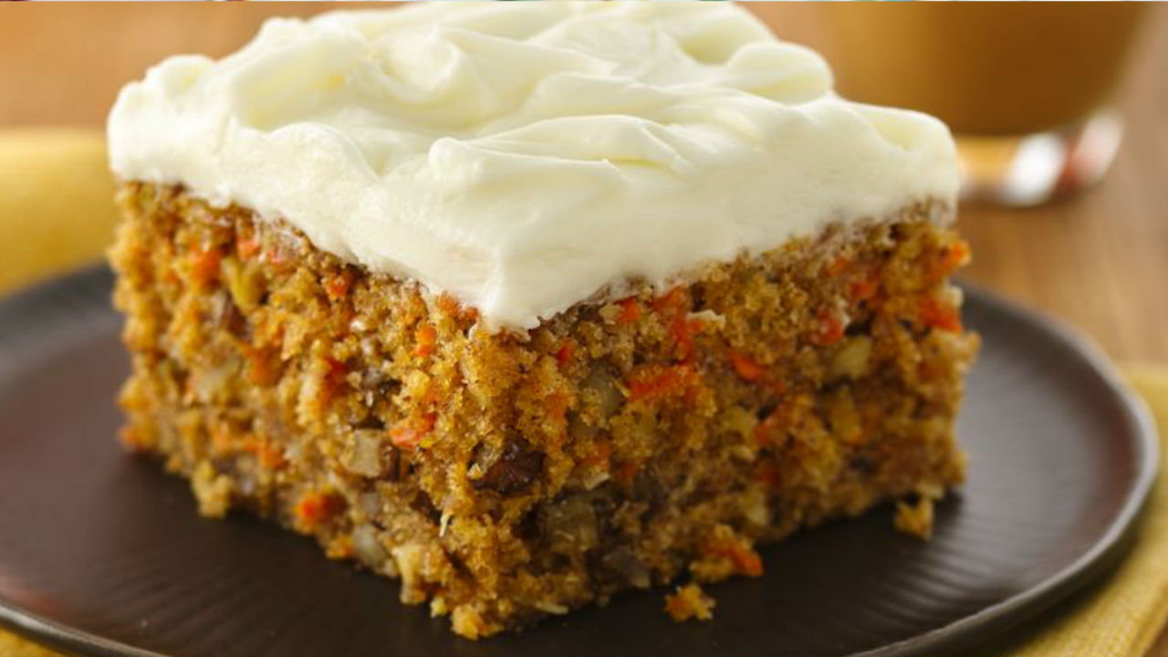 Whole Meal Carrot Squares