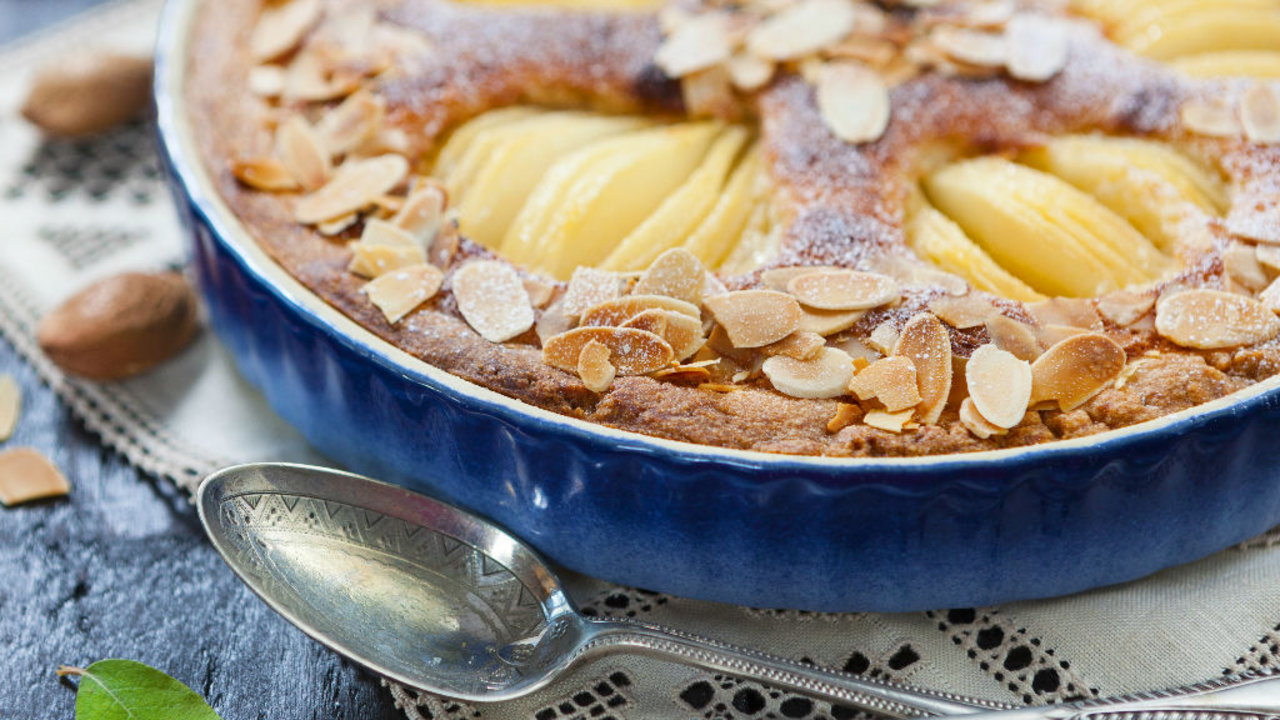 Pear & Almond Tart