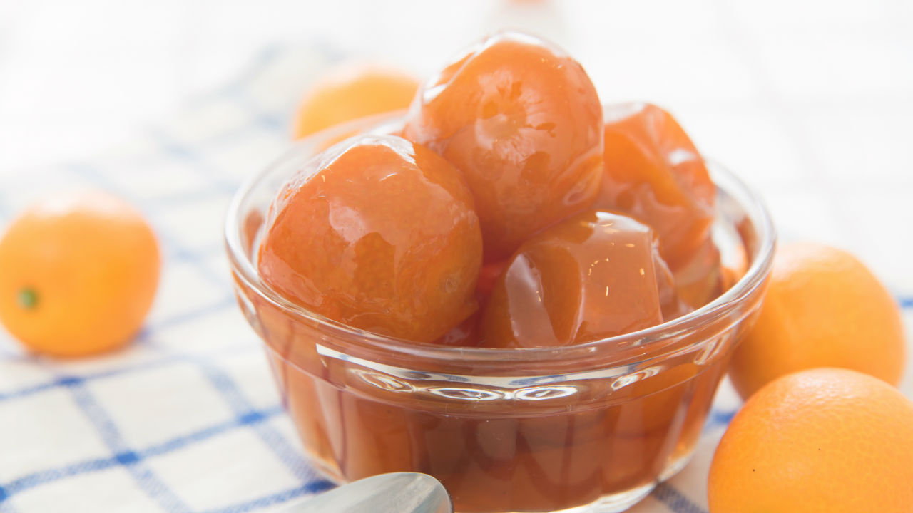 Kumquat Compote with Labneh