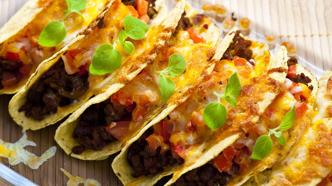 Black Pudding and Poblano Pepper Tacos