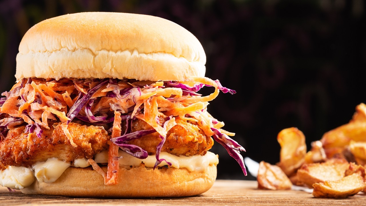 Spicy Panko Crumbed Chicken Burger Ireland AM